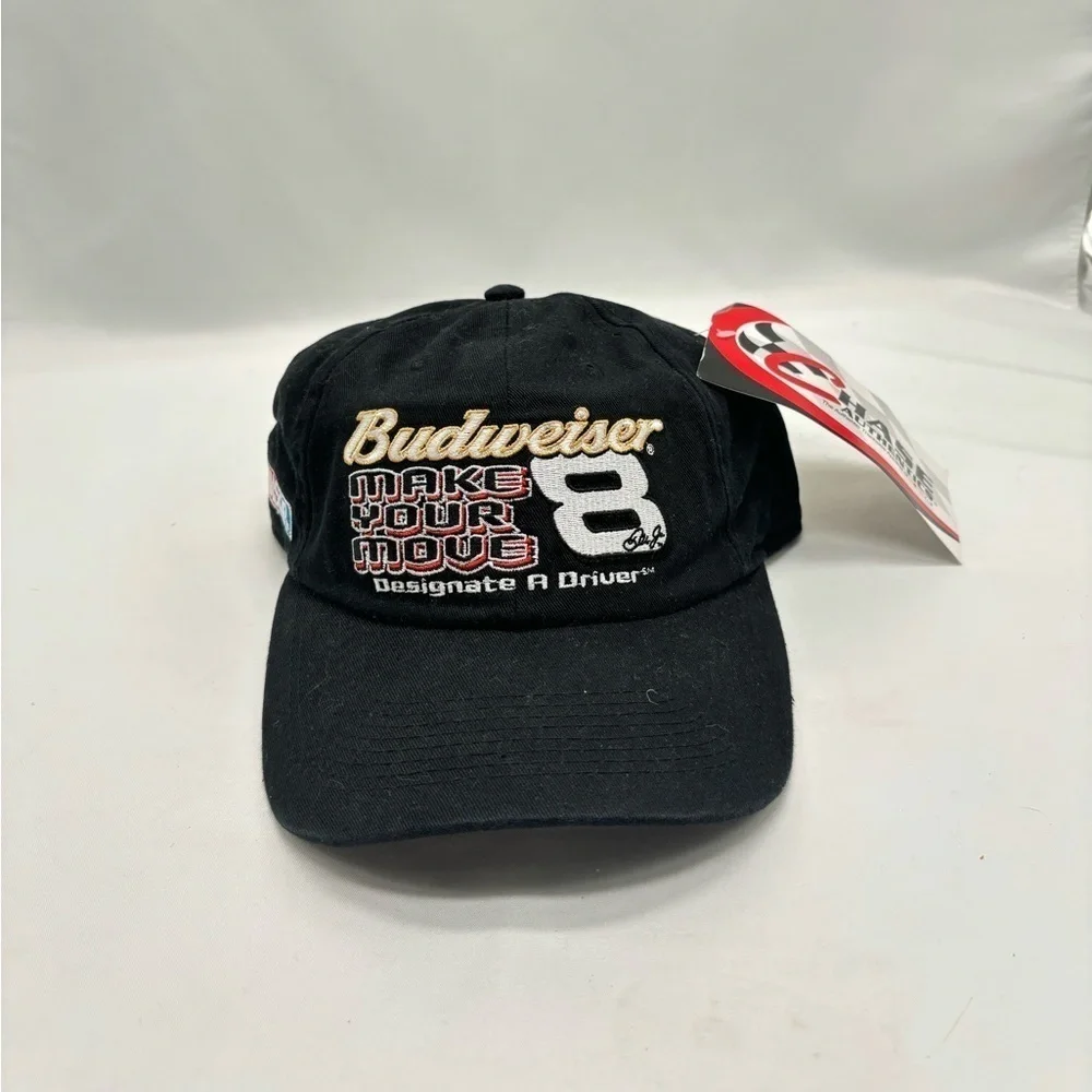 NWT‎ Budweiser black Nascar men's hat